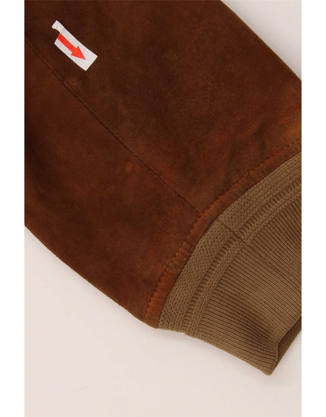 Project Classico Ανδρικό Suede Bomber Jacket UK 42 XL Καφέ Δερμάτινο