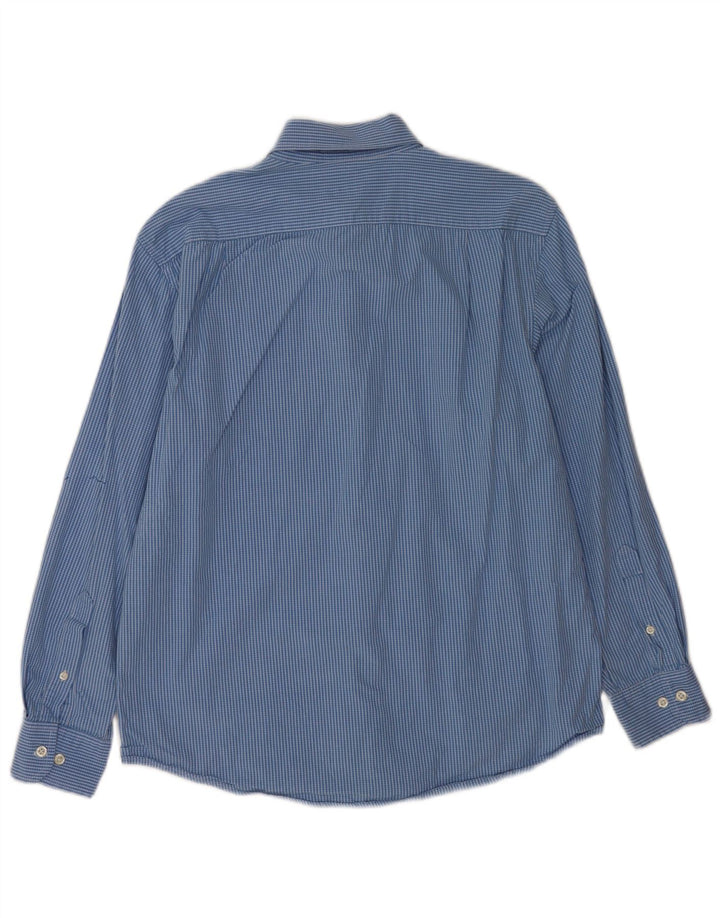 Ανδρικό πουκάμισο Izod, μεσαίο μπλε, βαμβακερό