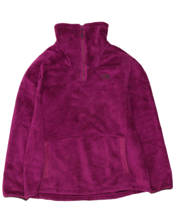 The North Face γυναικείο φερμουάρ Fleece Jumper UK 18 XL Purple Polyester