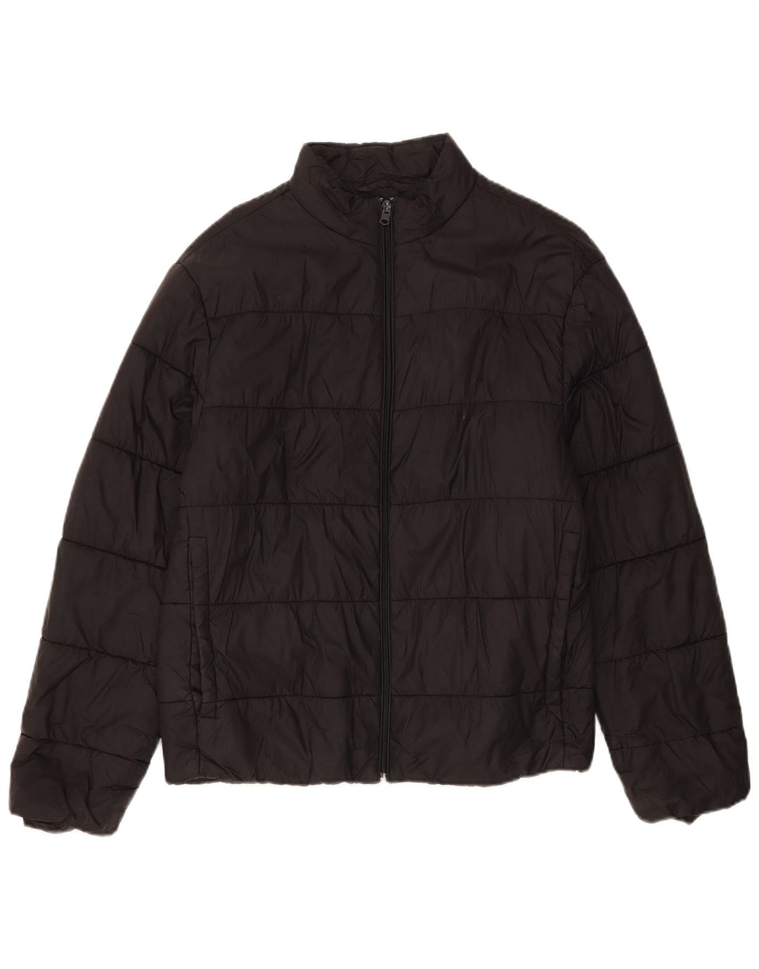 Zara Ανδρικό μπουφάν UK 40 Large Black Nylon