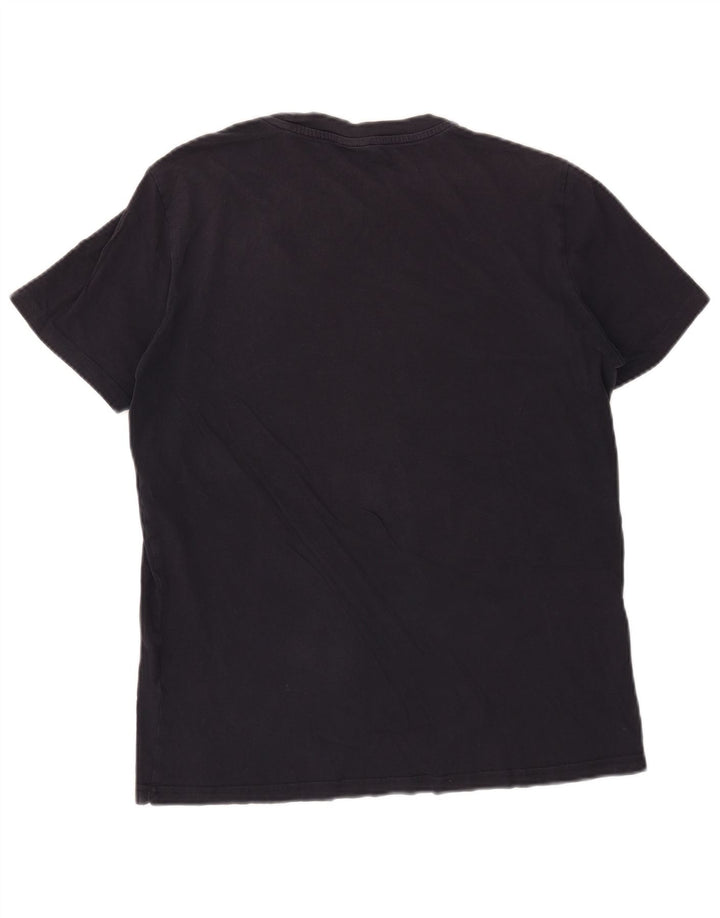 Ανδρικό γραφικό μπλουζάκι Champion Top Medium Navy Blue βαμβακερό