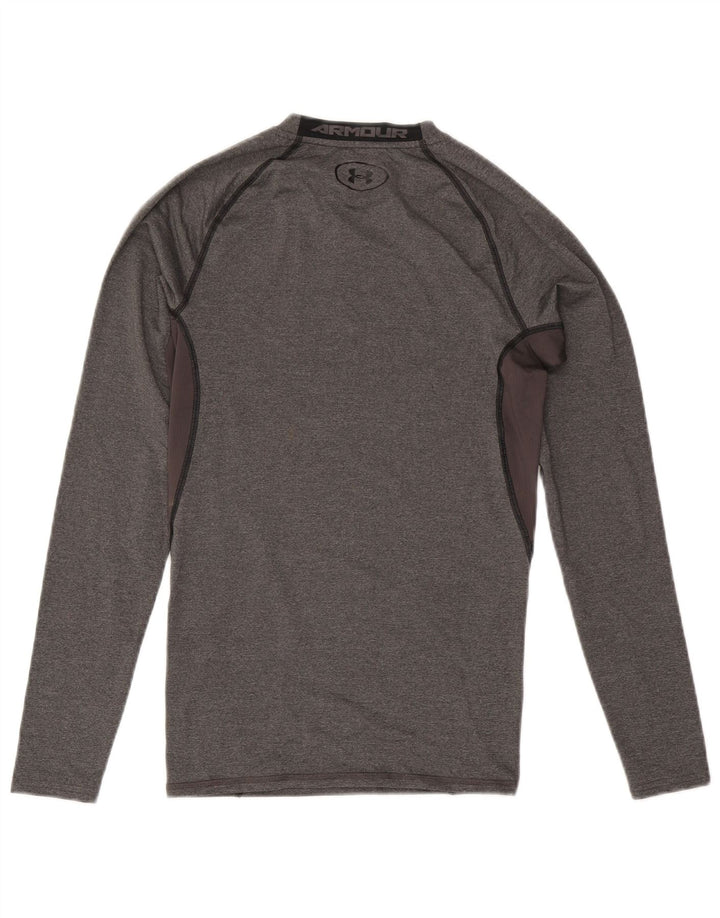 Ανδρικό Heat Gear Under Armor Μακρυμάνικο μεσαίο γκρι χρώμα