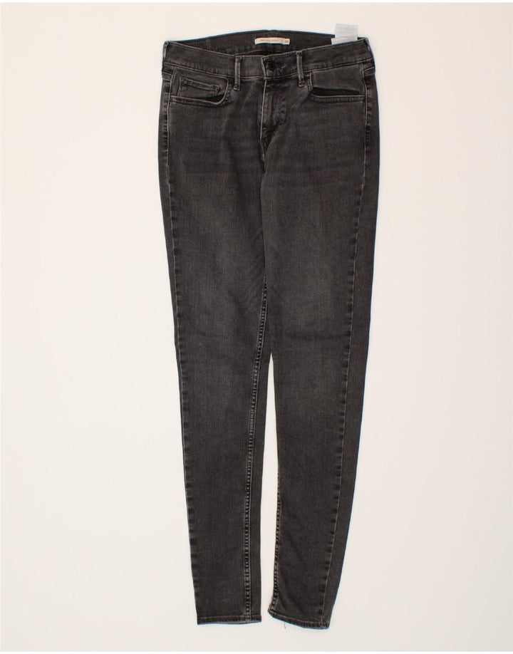 LEVI'S Womens Super Skinny Jeans W30 L32 Grey Cotton Vintage Levi's and Second-Hand Levi's from Messina Hembry 