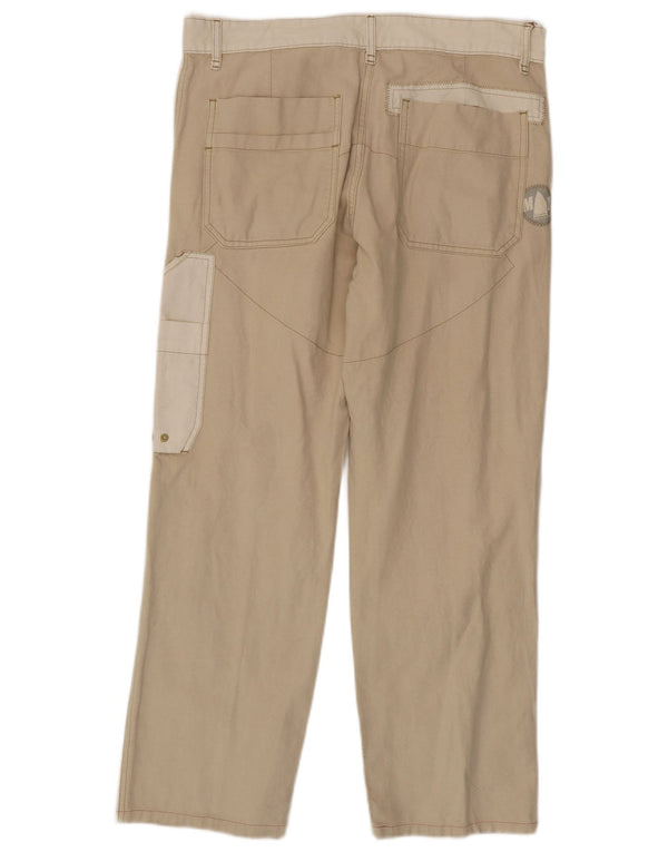 Ανδρικό ίσιο παντελόνι Cargo Murphy & Nye W34 L29 Beige Courblock Cotton
