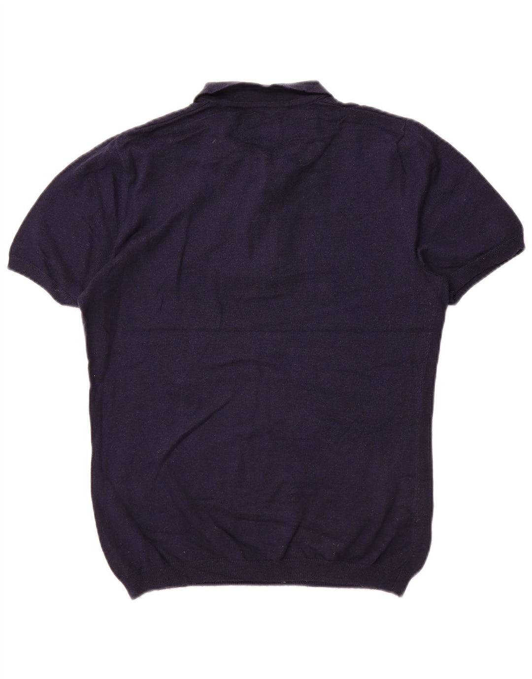 Farah Ανδρικό πουλόβερ με κοντό μανίκι polo λαιμό, μεσαίο μπλε ναυτικό