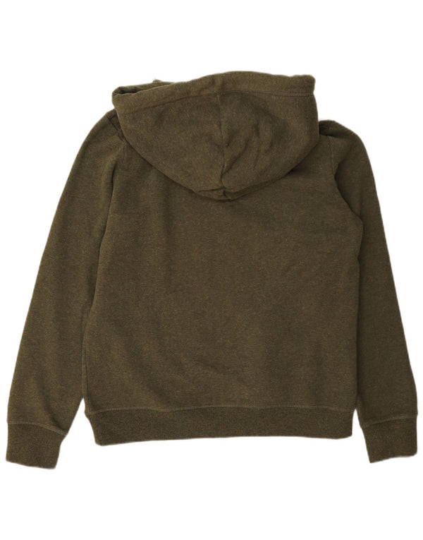 Superdry Γυναικείο Hoodie Jumper UK 12 Medium Khaki Cotton