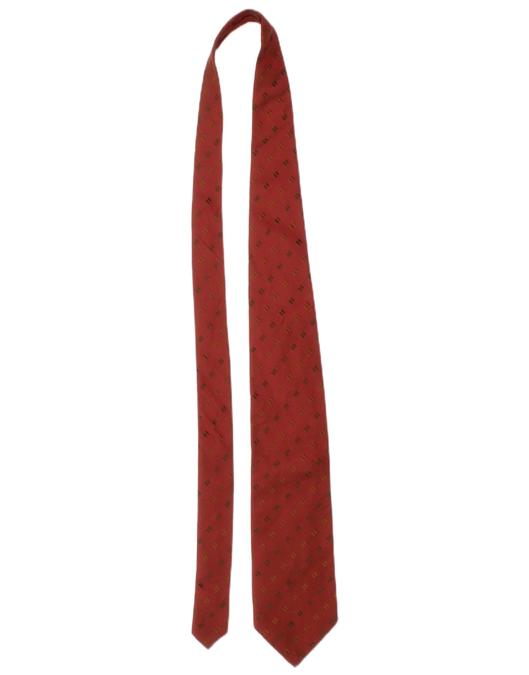 Ermenegildo Zegna Ανδρική γραβάτα One Size Red Geometric Silk Classic