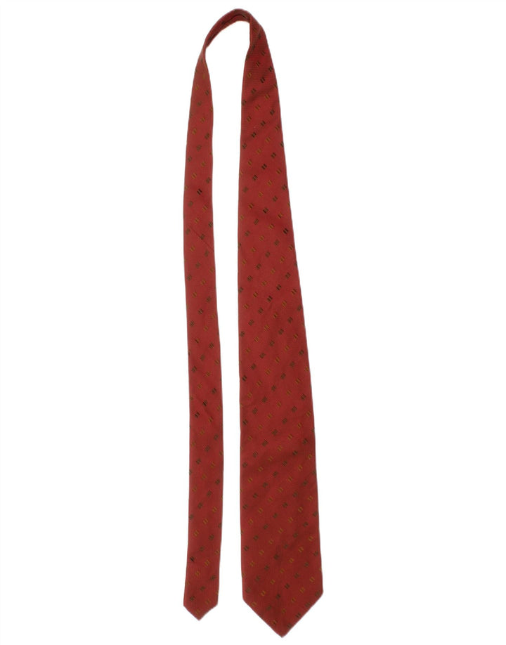 Ermenegildo Zegna Ανδρική γραβάτα One Size Red Geometric Silk Classic