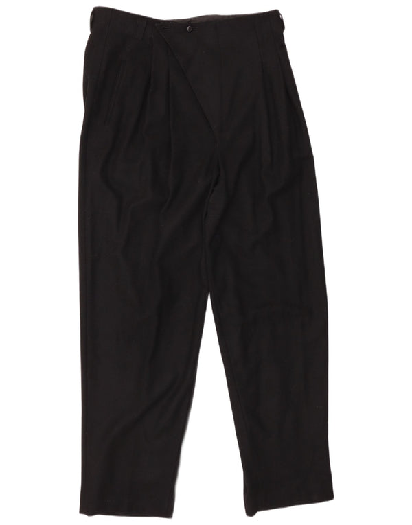 VIRGOLA Γυναικείο Ψηλόμεσο Παντελόνι IT 54 2XL W36 L33 Μαύρο