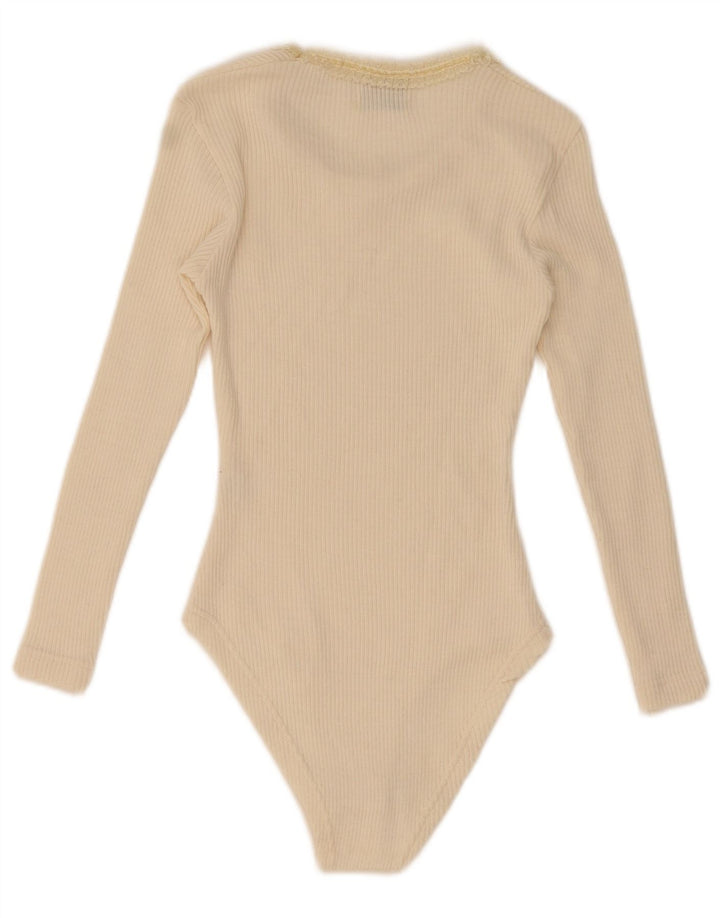 Γυναικείο μακρυμάνικο κορμάκι Compagnie UK 12 Medium Off White