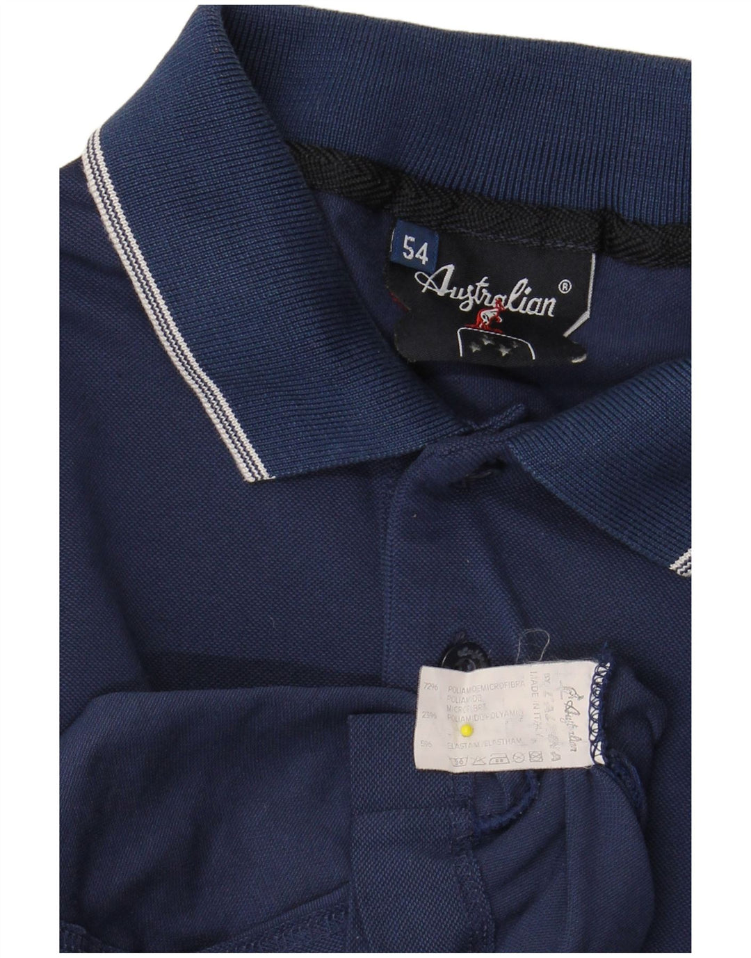 AUSTRALIAN L'ALPINA Ανδρικό μπλουζάκι πόλο IT 54 XL Navy Blue Polyamide