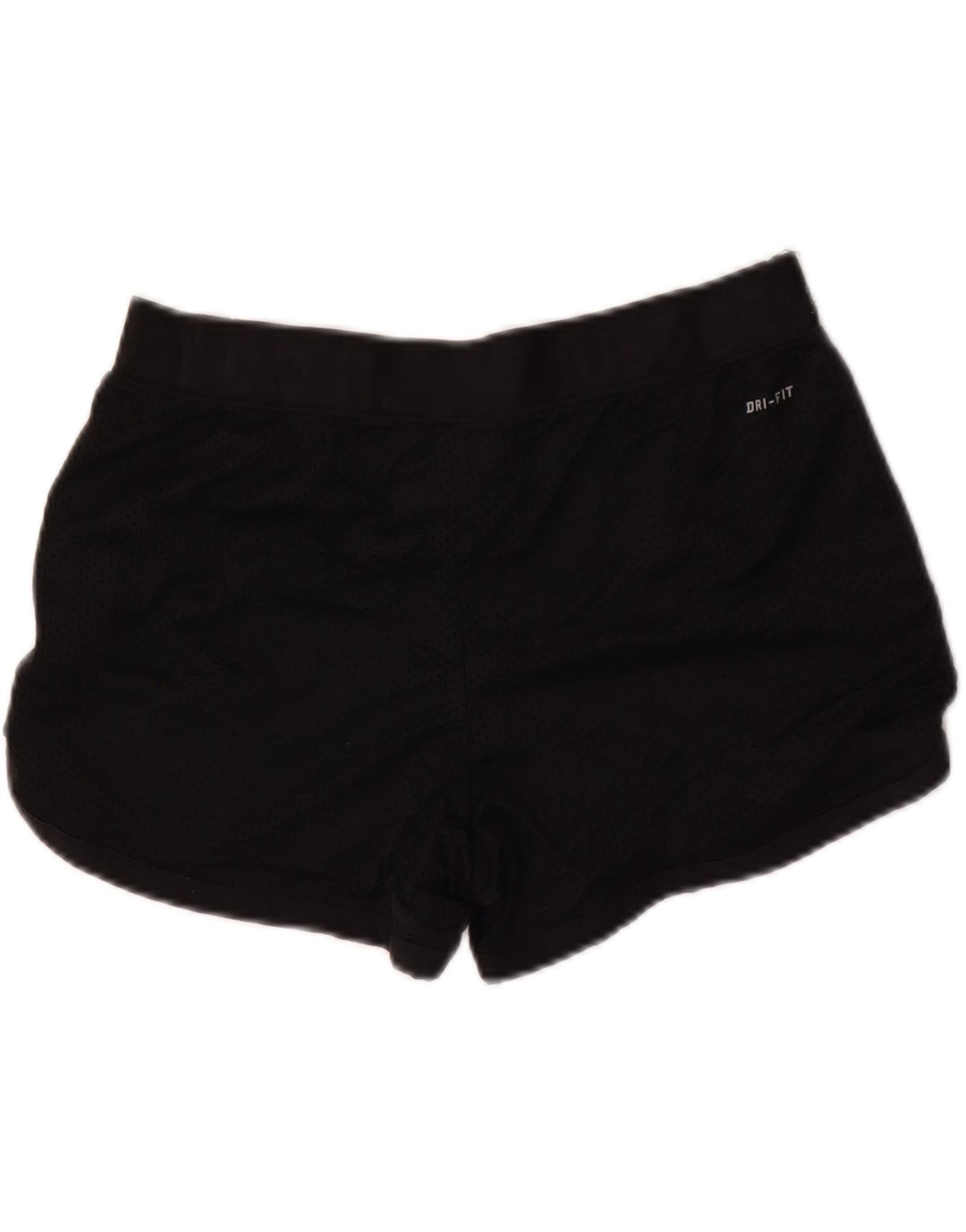 Γυναικείο γραφικό αθλητικό σορτς NIKE Dri Fit UK 14 Μεσαίο μαύρο πολυεστέρα