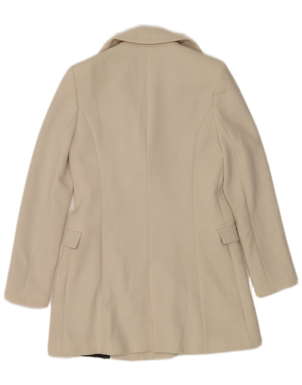 Zara Γυναικείο Πανωφόρι UK 6 XS Off White Polyester