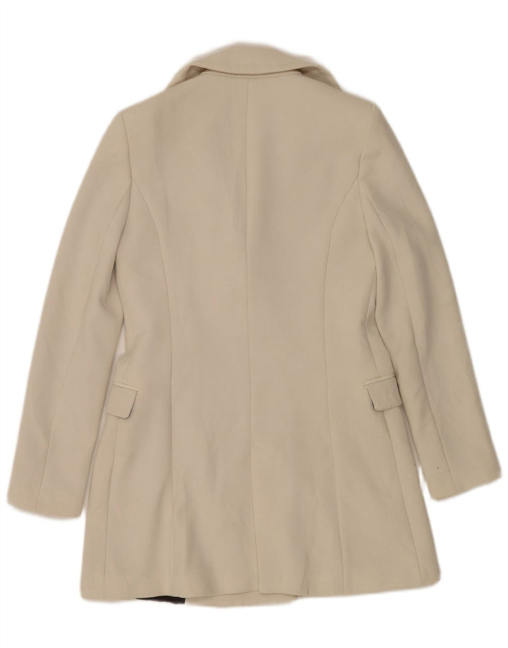 Zara Γυναικείο Πανωφόρι UK 6 XS Off White Polyester
