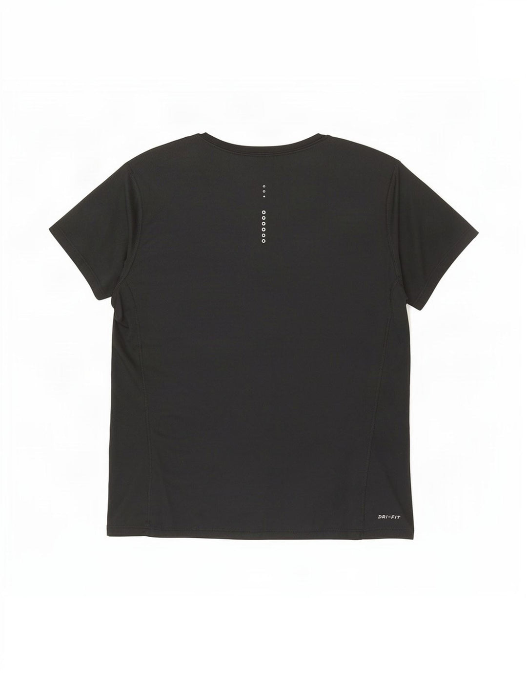 Γυναικείο T-Shirt Nike Dri Fit Top UK 14 Large μαύρο πολυεστέρα