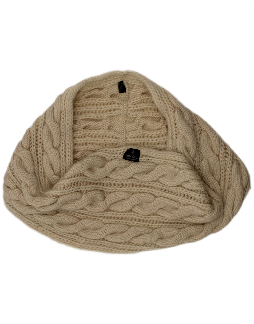 Γυναικείο πλεκτό μαντήλι Celtic Ore Snood One Size σε λευκό πολυεστέρα Χειμώνα