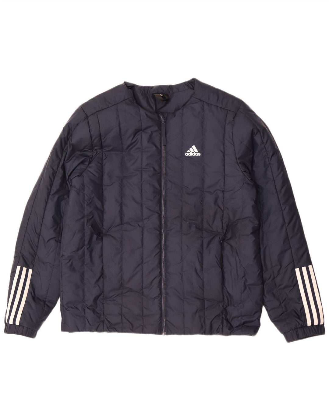 Adidas Ανδρικό μπουφάν UK 40 Large Navy Blue Polyester