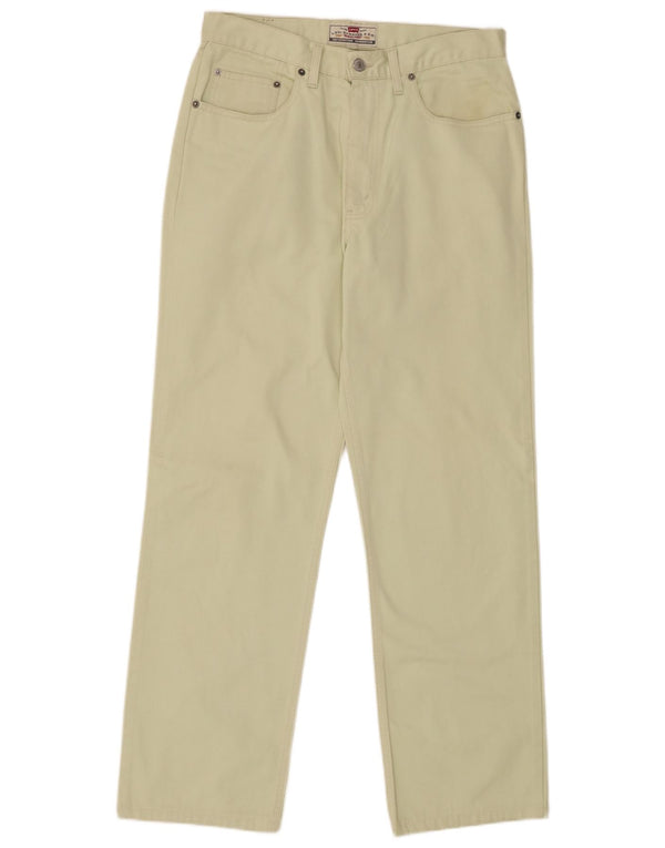 Levi's Mens 471 Straight Casual Παντελόνι W34 L30 Πράσινο Βαμβακερό