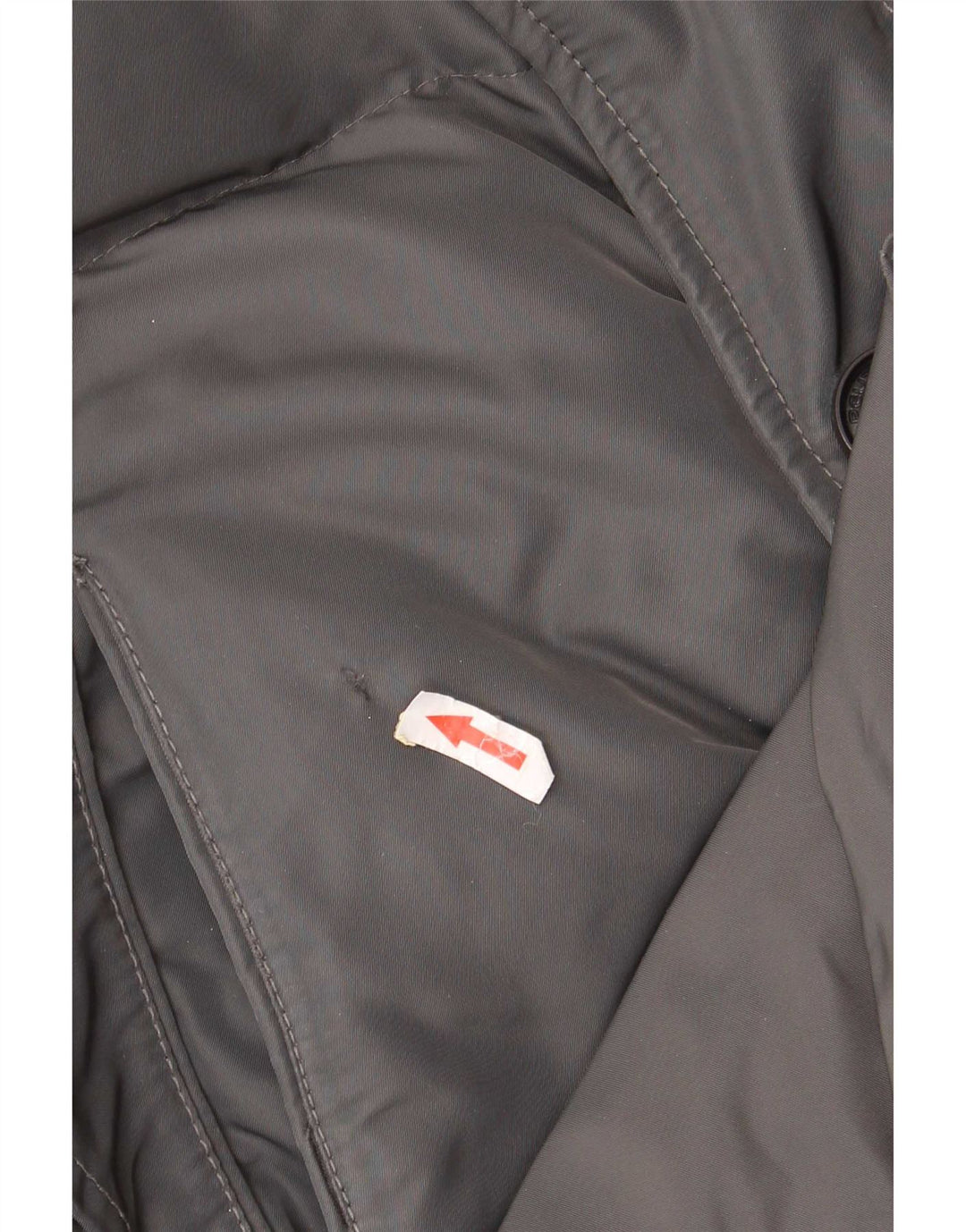 PEUTEREY Ανδρικό παλτό με κουκούλα UK 40 Large Grey Polyester