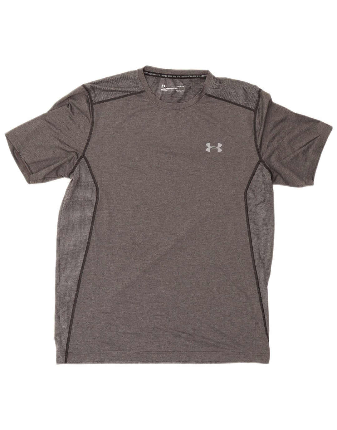 Under Armour Ανδρικό T-Shirt Top Large Grey Polyester Sports