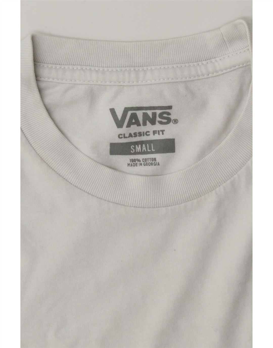 Γυναικείο μπλουζάκι VANS Classic Fit Top UK 10 Small White Βαμβακερό