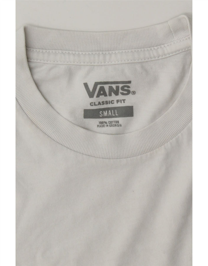 Γυναικείο μπλουζάκι VANS Classic Fit Top UK 10 Small White Βαμβακερό