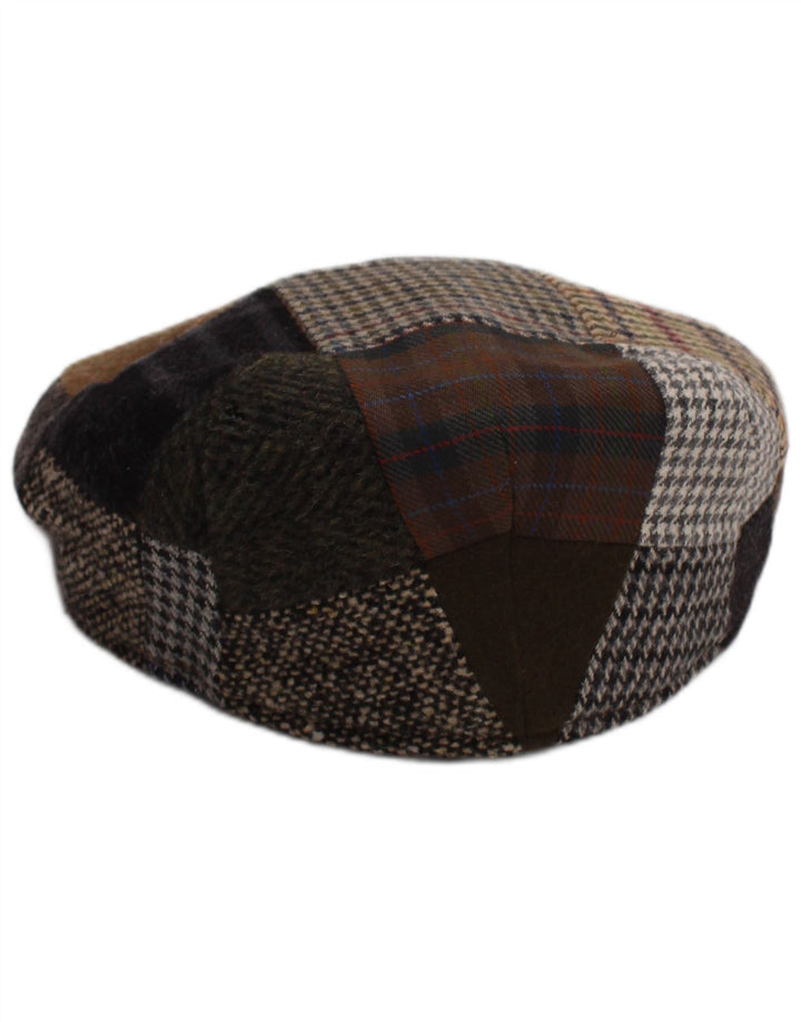 Vintage Ανδρικό Flat Cap Medium πολύχρωμο Patchwork Wool Classic