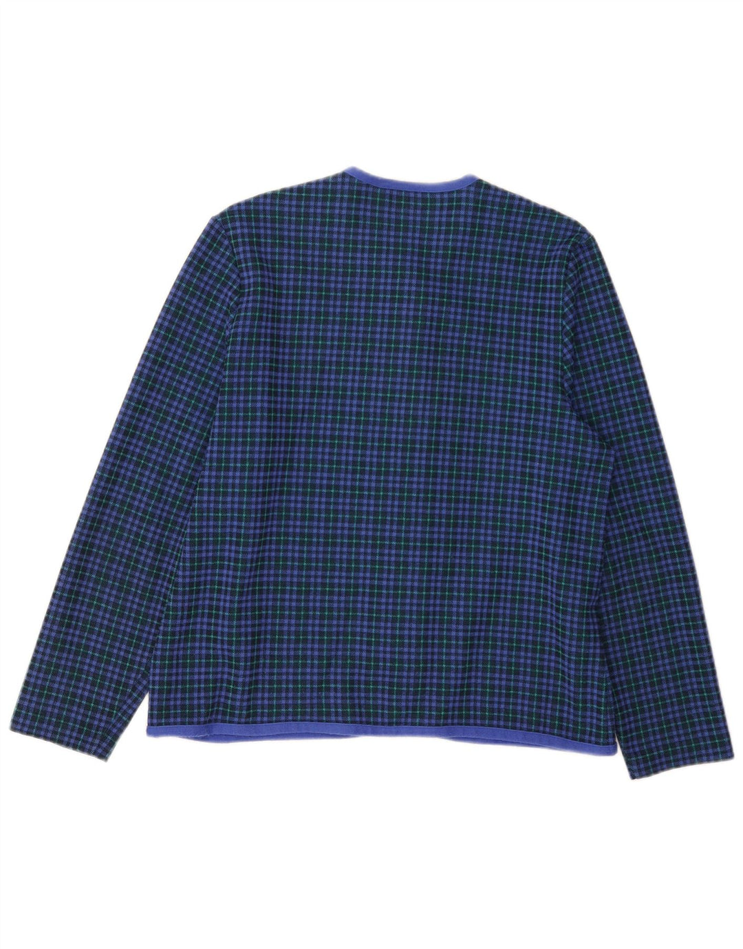 RICHARD STUMP Γυναικείο σακάκι με 5 κουμπιά UK 16 Large Blue Check