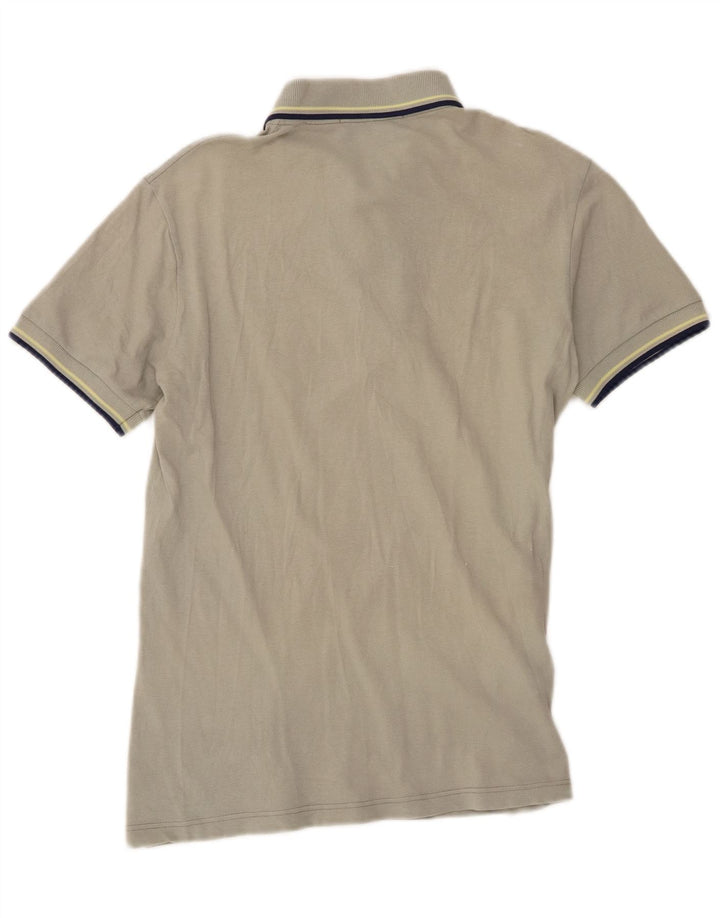 Fred Perry Ανδρικό πουκάμισο Polo Μικρό γκρι βαμβακερό ριγέ