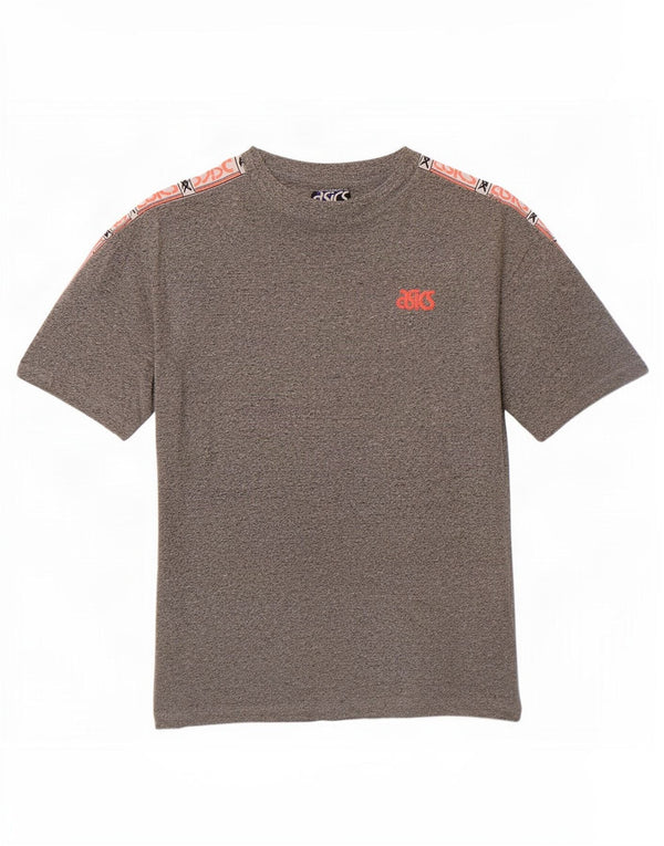 Γυναικείο γραφικό μπλουζάκι Asics Top UK 18 XL Γκρι βαμβακερό