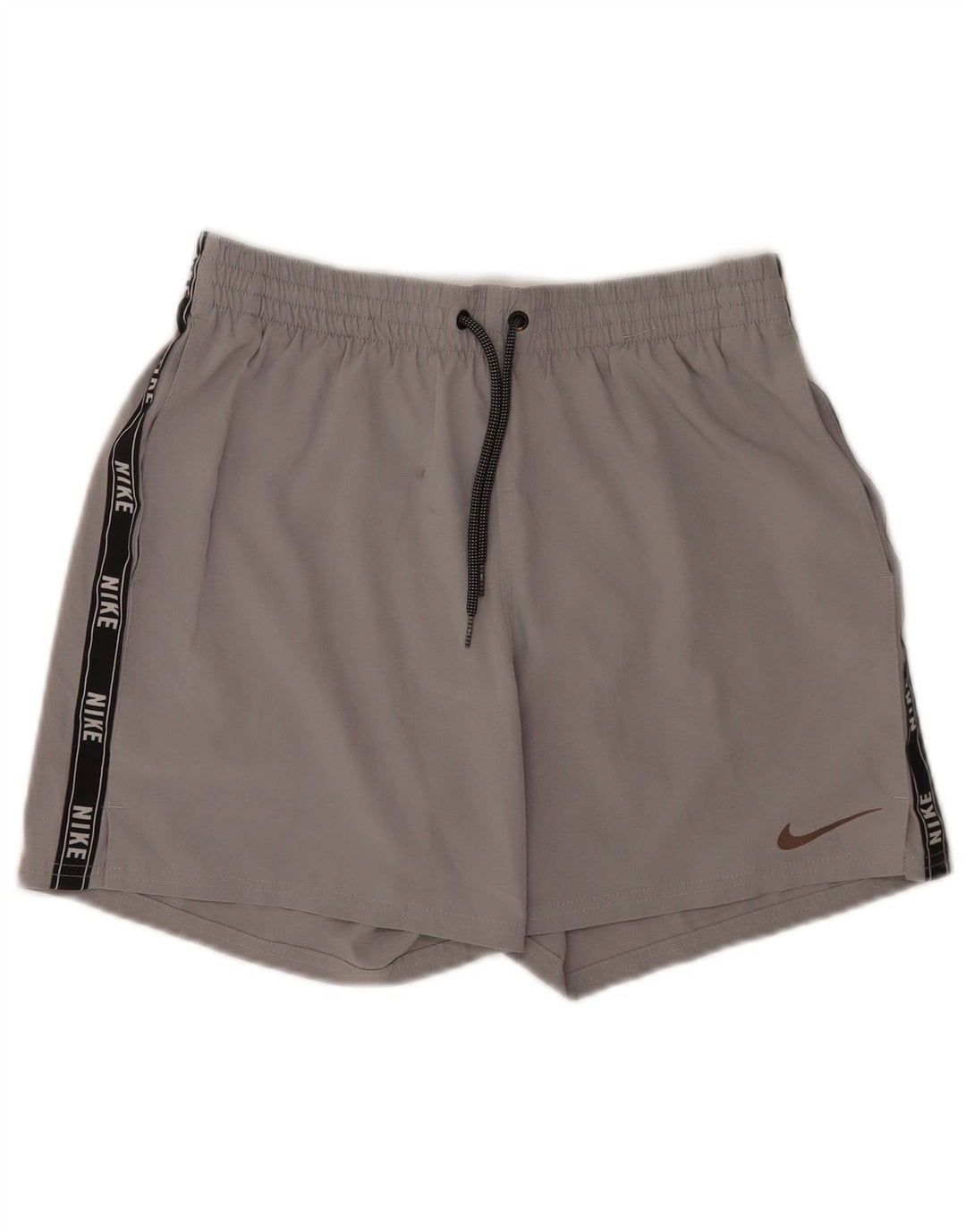 Ανδρικά γραφικά αθλητικά σορτς Nike με μεσαίο γκρι χρώμα από πολυεστέρα