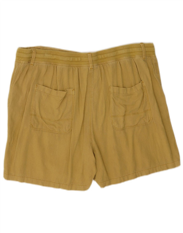 Marks & Spencer Γυναικείο Σορτς UK 16 Large W34 Χακί Λευκό
