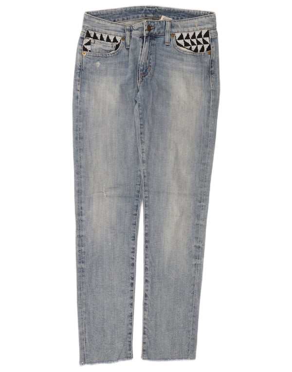 RALPH LAUREN Γυναικείο Slim Jeans W27 L28 Μπλε βαμβακερό