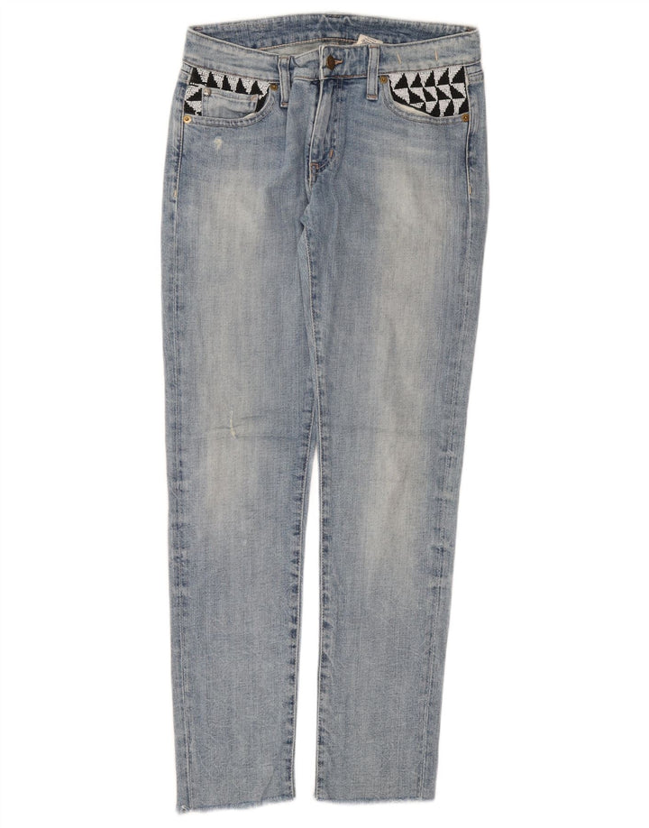 RALPH LAUREN Γυναικείο Slim Jeans W27 L28 Μπλε βαμβακερό