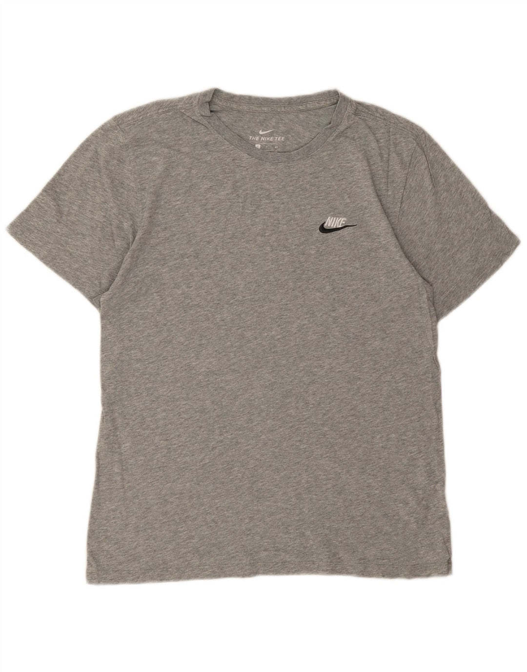 NIKE Mens T-Shirt Top Small Grey Cotton