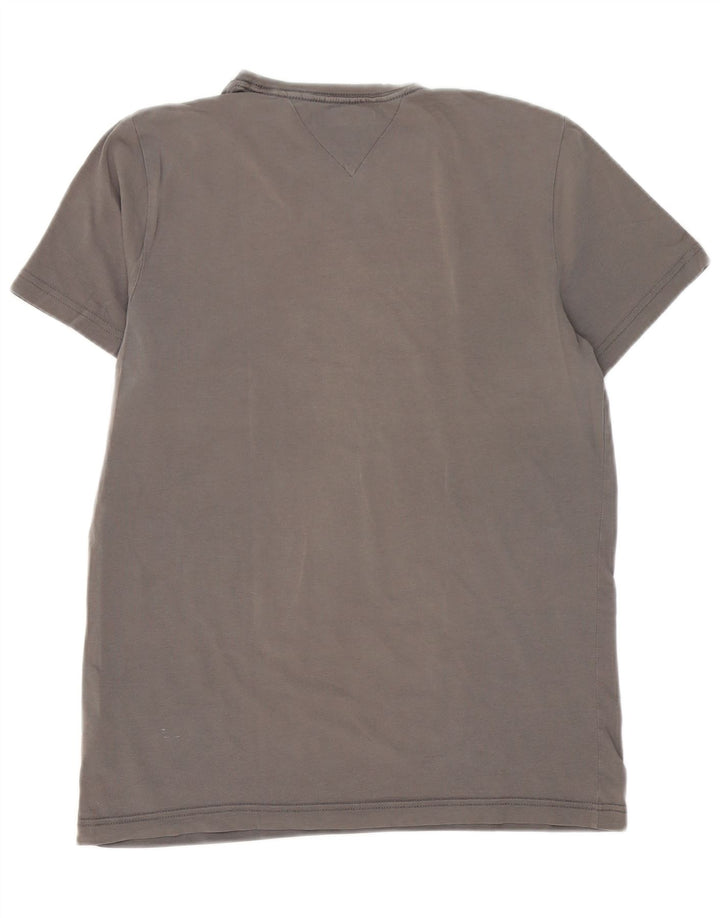 Ανδρικό T-Shirt Tommy Hilfiger Slim Fit Top Μεσαίο γκρι βαμβακερό