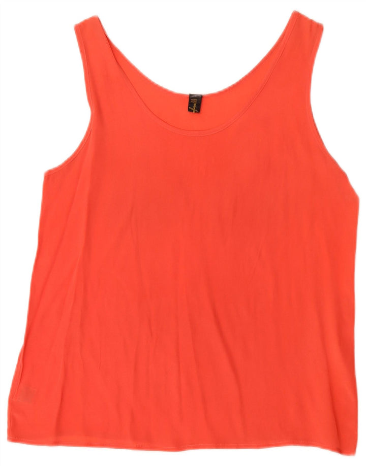 Vintage Γυναικεία Αμάνικη Μπλούζα Top IT 40 Small Red