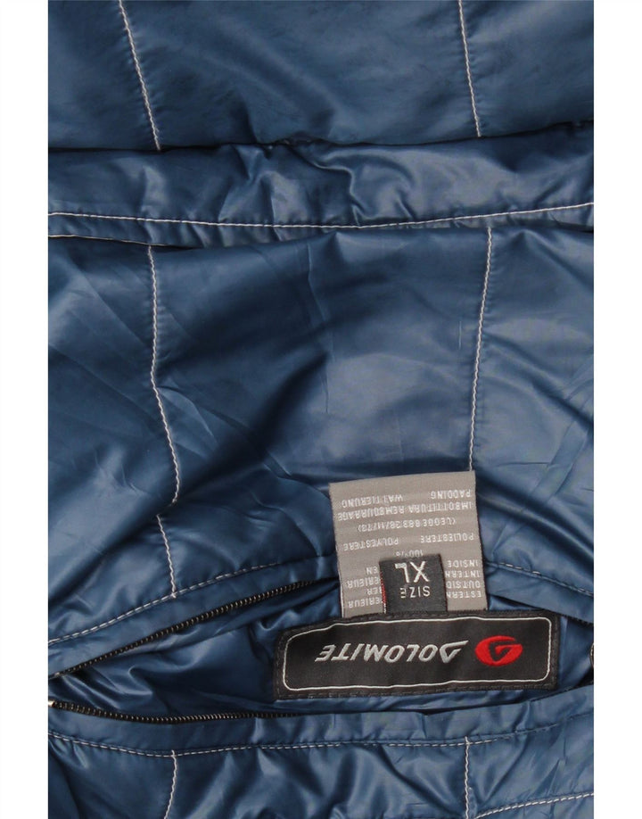 Γυναικείο Dolomite Crop Graphic Padded Jacket UK 18 XL Blue Colourblock