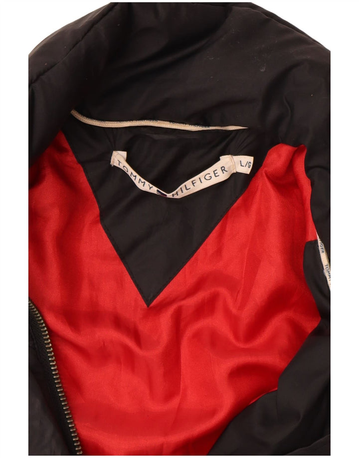 Tommy Hilfiger Γυναικείο μπουφάν UK 16 Large Black Polyester