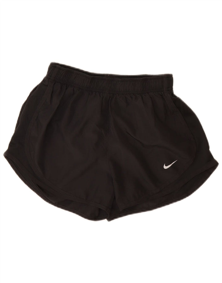 Γυναικείο αθλητικό σορτς Nike Dri Fit UK 8 Μικρό μαύρο πολυεστέρα