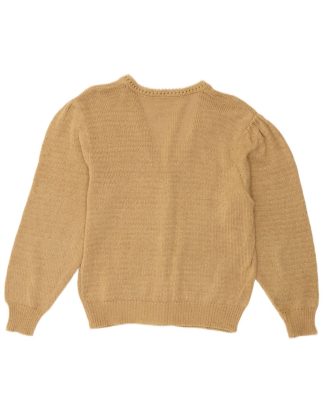 Vintage Γυναικεία Ζακέτα UK 14 Medium Beige