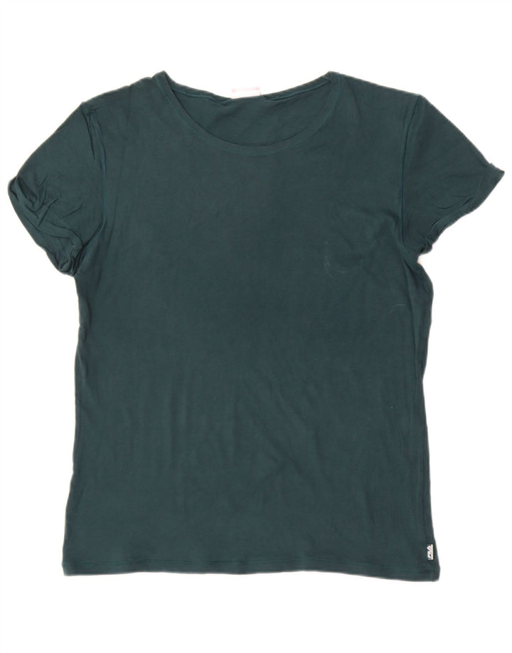 Ανδρικό T-Shirt Fila Top Μεσαίο πράσινο βαμβακερό