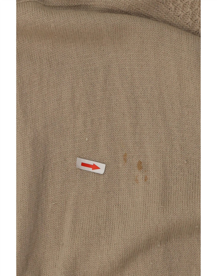 Crew Clothing Ανδρικό πουλόβερ με λαιμό με κουμπιά XL Γκρι Lambswool