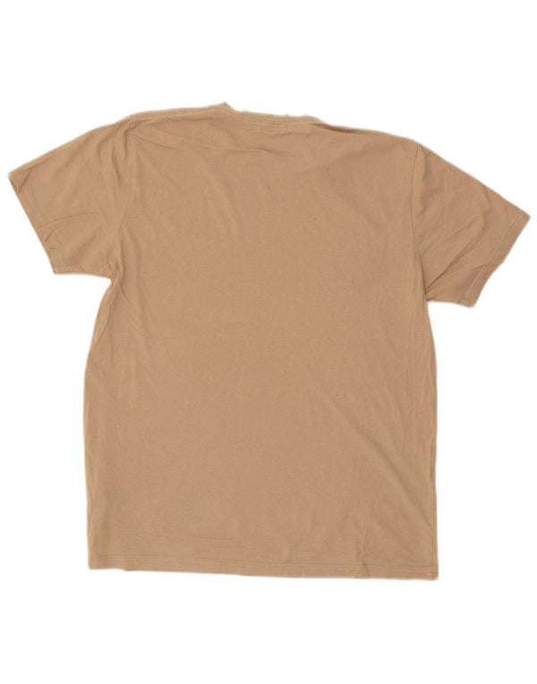 Jack & Jones Ανδρικό γραφικό T-Shirt Top XL Beige βαμβακερό