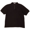 FILA Mens Polo Shirt Large Black Cotton