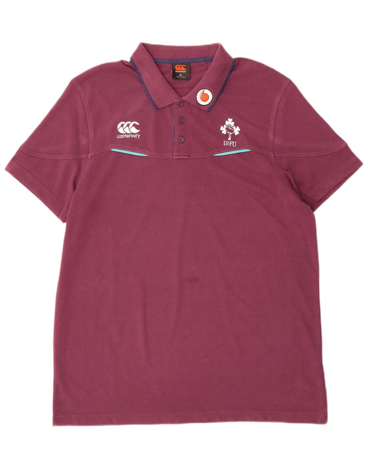 CANTERBURY Ανδρικό πουκάμισο IRFU Polo XL Purple Polyester