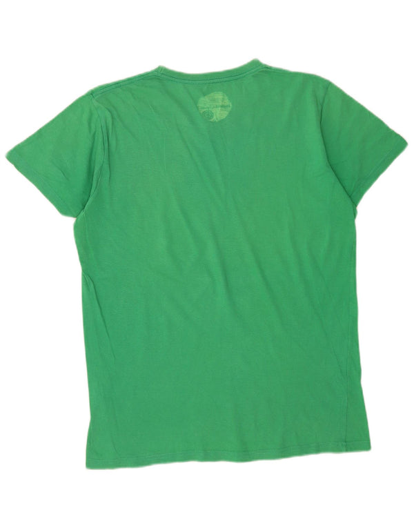 Element Ανδρικό γραφικό T-Shirt Top Μεσαίο πράσινο βαμβακερό