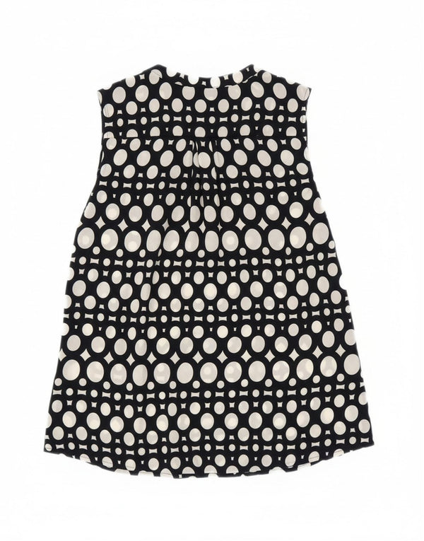 Banana Republic Γυναικεία Longline See Through Shirt Μπλούζα UK 14 Large Black