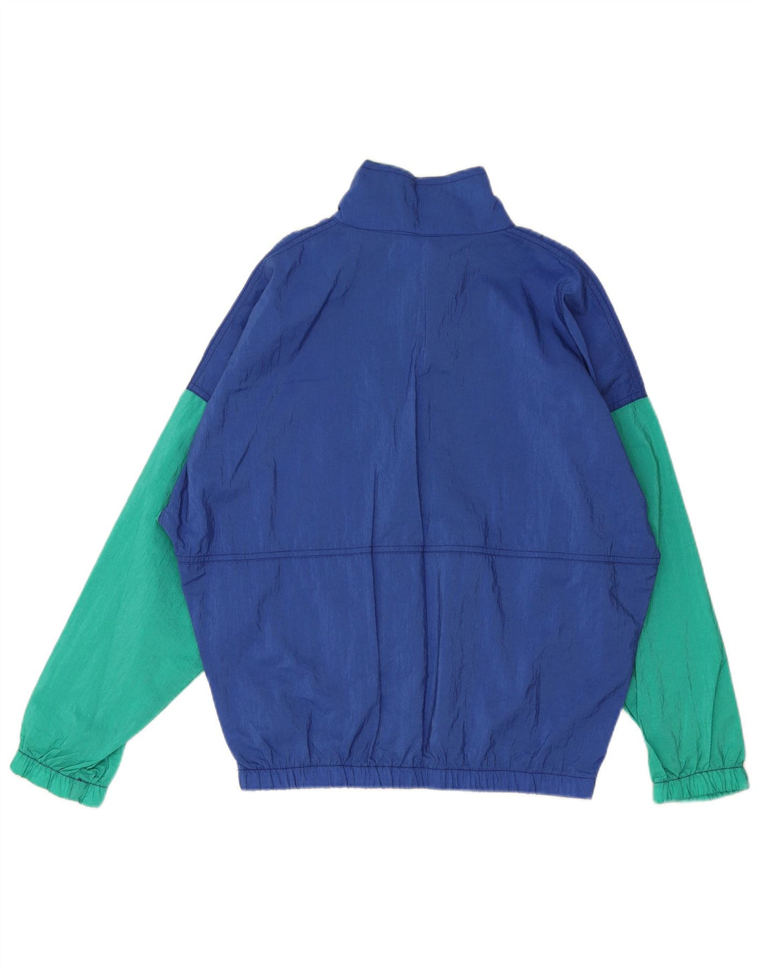 Vintage ανδρική φόρμα πουλόβερ Top Jacket XL Blue Colourblock Polyamide