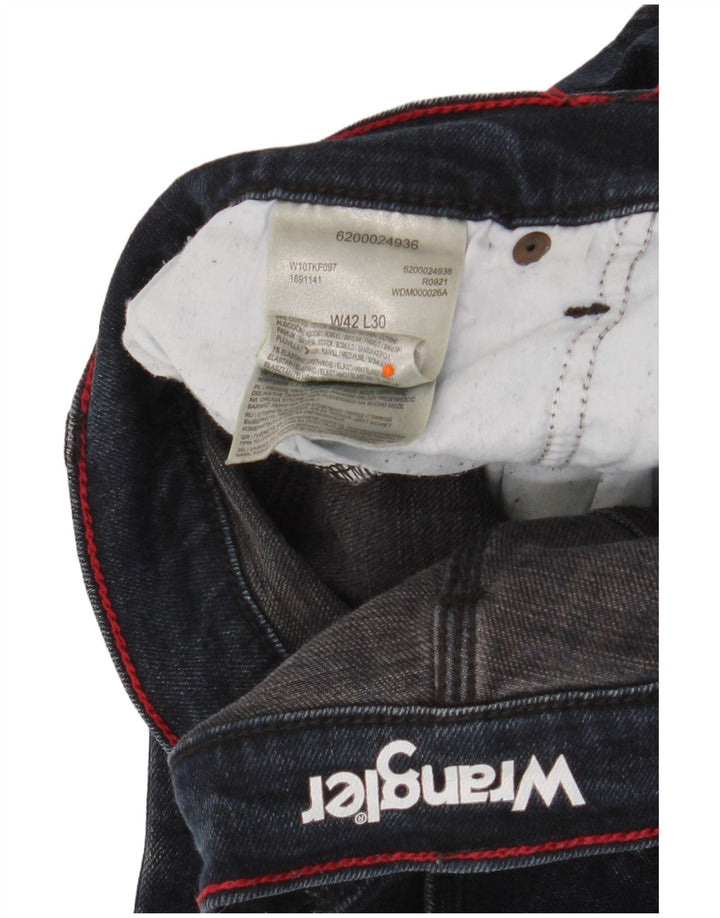 Ανδρικό τζιν WRANGLER ίσιο W42 L30 Navy Blue Cotton